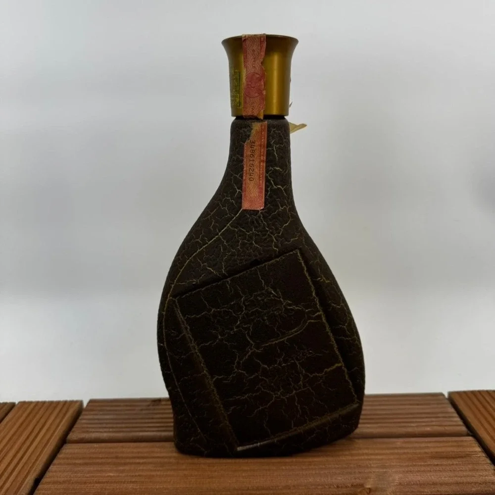 Jim Beams Choice Empty Decanter Bottle Paul Cezanne Fruit Basket Art Display